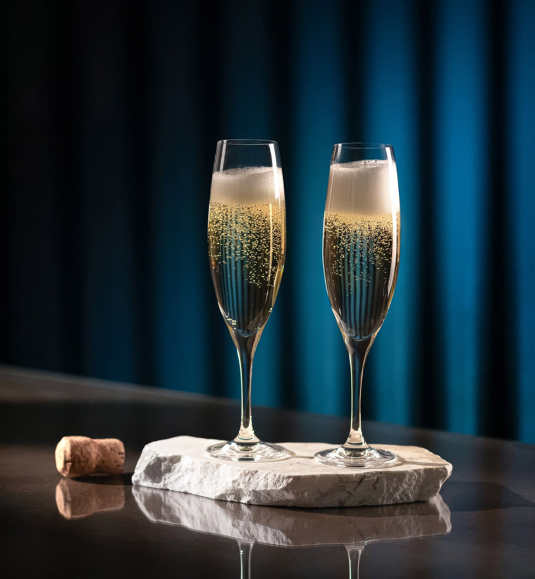 krosno-venezia-fl-tes-champagne-210-ml-cristal-2 image 2