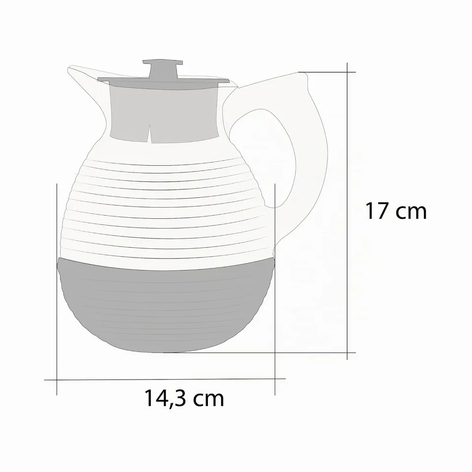 la-carafe-carafe-vintage-1-3-l-orange-abricot image 1