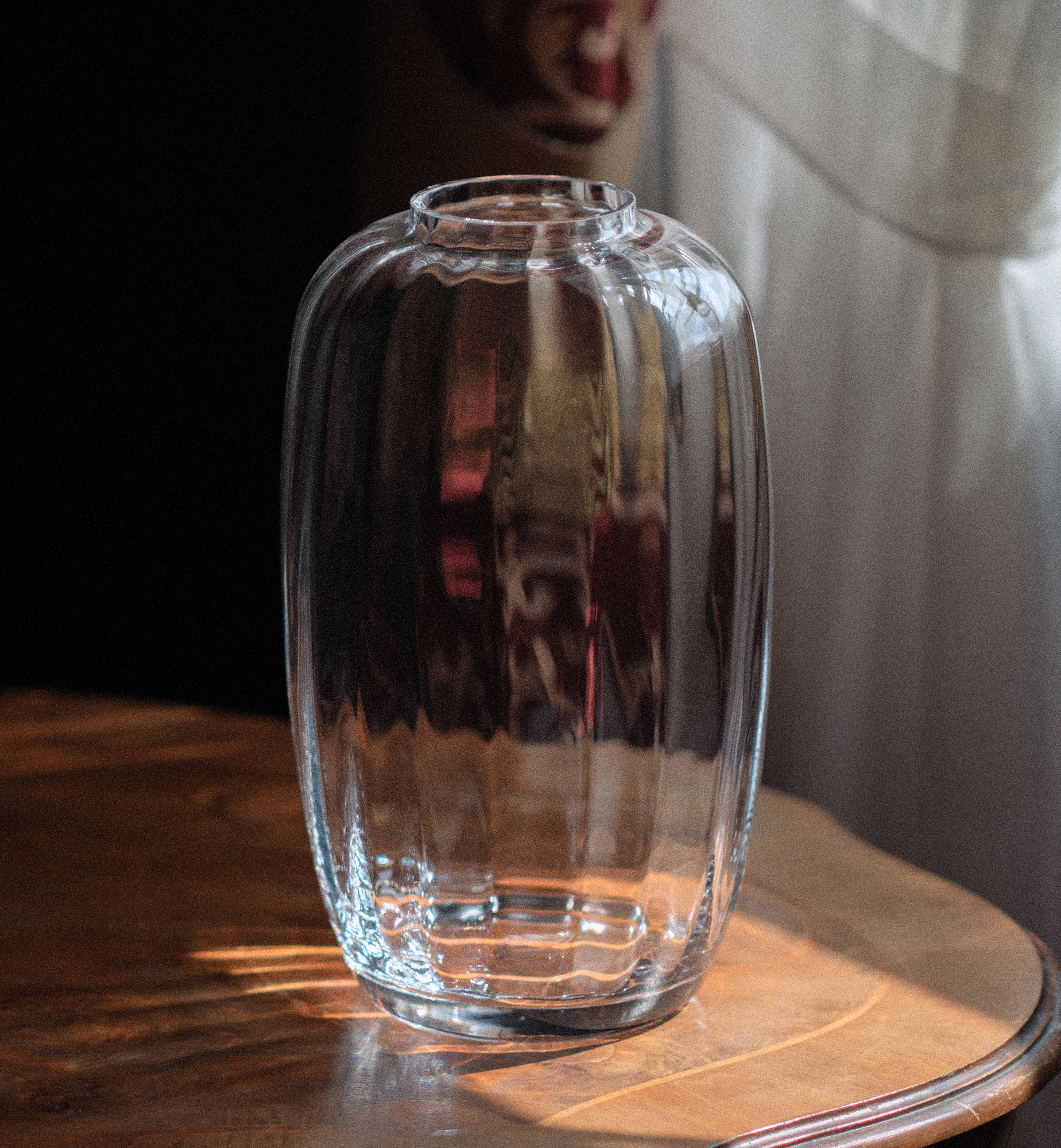 krosno-ballerina-34-cm-vase-cristal-aigue-marine image 2