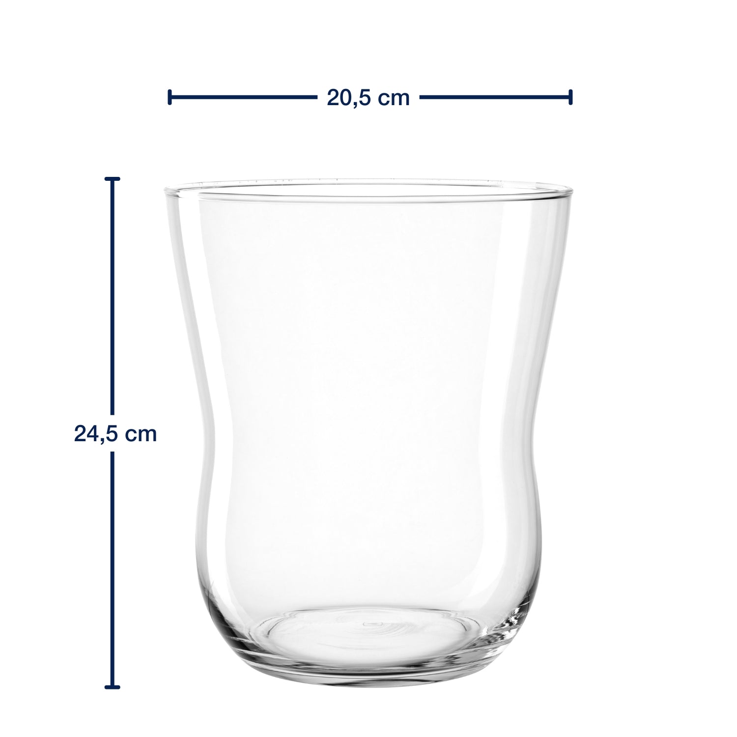 leonardo-vita-photophore-25-cm-verre-transparent image 2