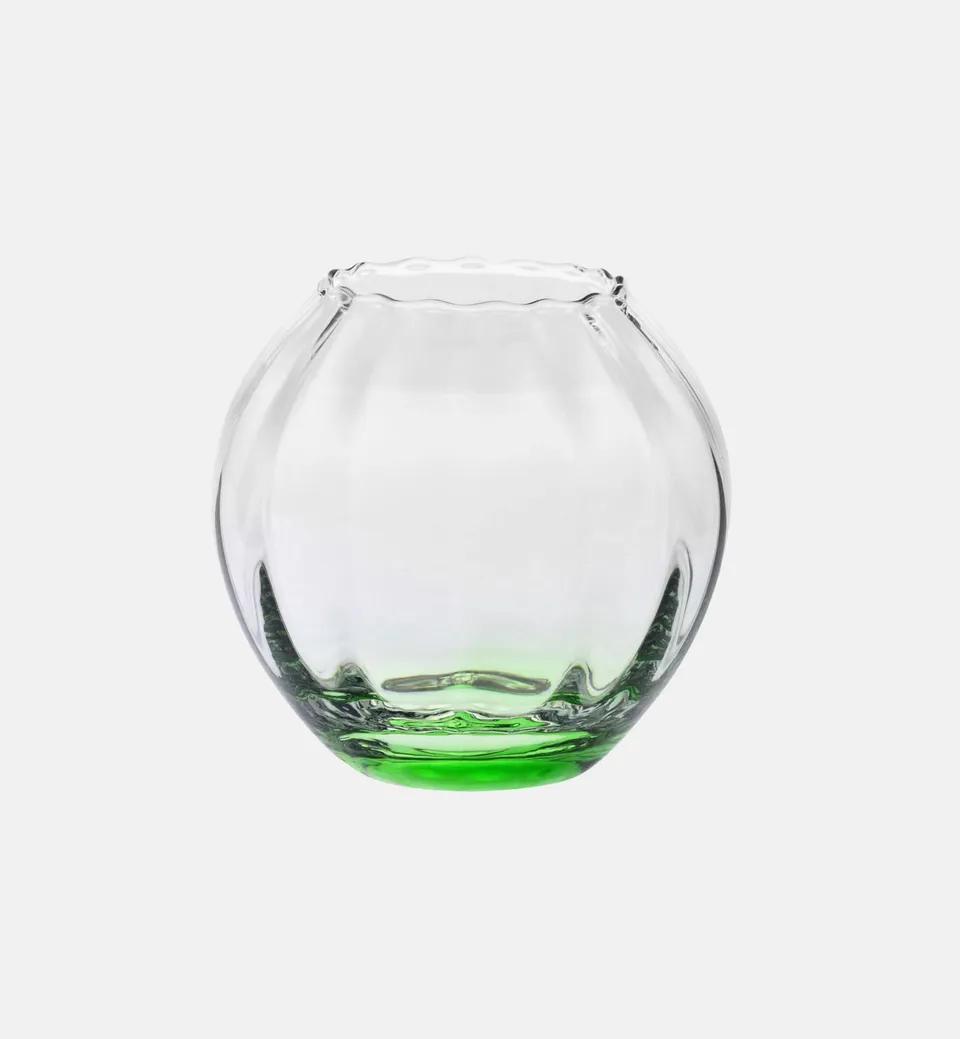 krosno-bougeoir-vert-meraude-11-4-cm-verre image 1