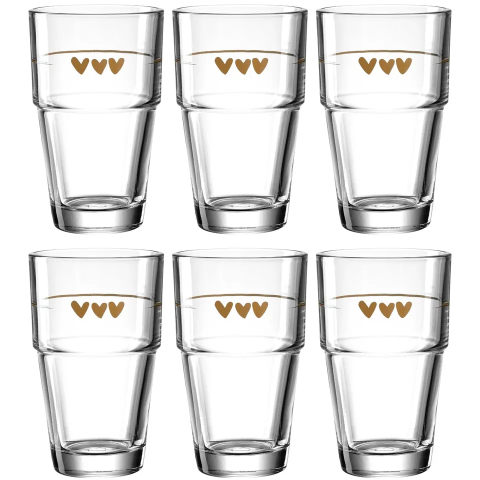 leonardo-solo-tasse-410-ml-coeurs-lot-de-6 image 1