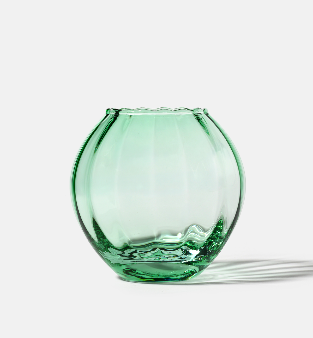 krosno-gemstone-bougeoir-verre-meraude-11-4-cm-cristal image 1