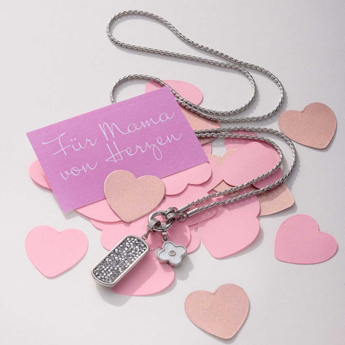leonardo-clip-mix-edith-pendentif-argent-rectangle-cristal image 2