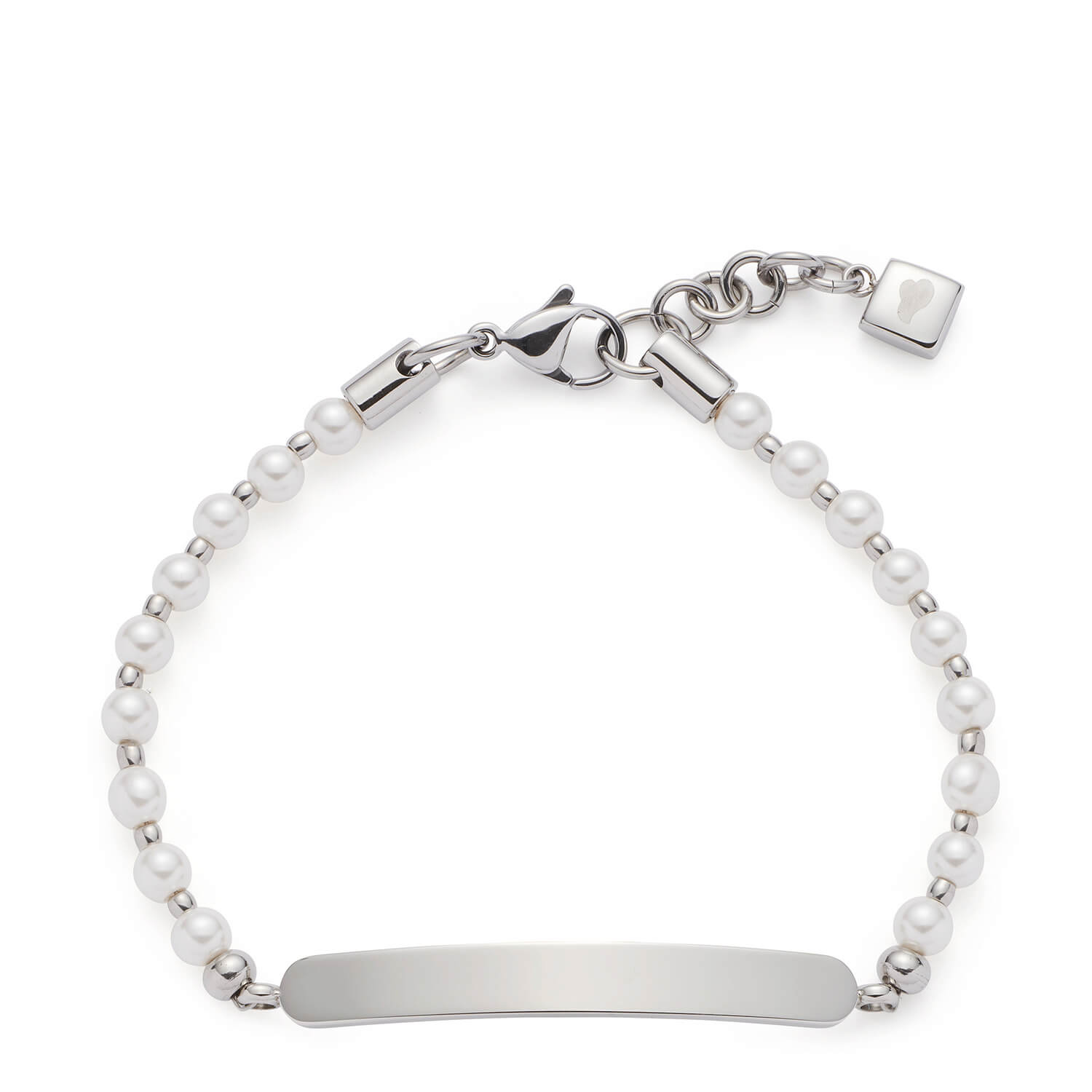 leonardo-alba-bracelet-argent-perles-imitation-nacre image 1
