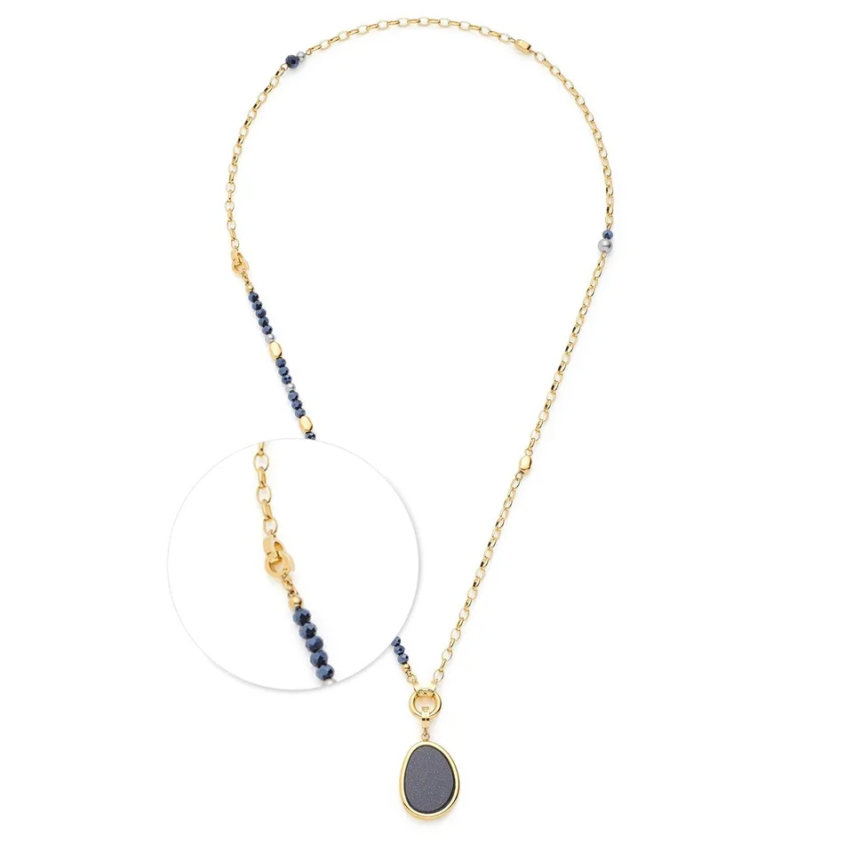leonardo-charlene-collier-dor-set-50-cm-bleu image 1