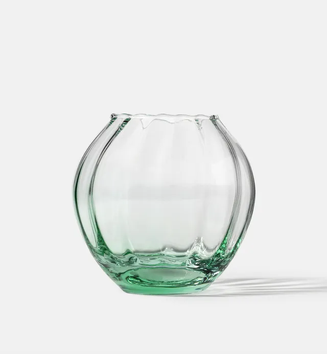 krosno-bougeoir-verre-vert-emeraude-11-4-cm image 1