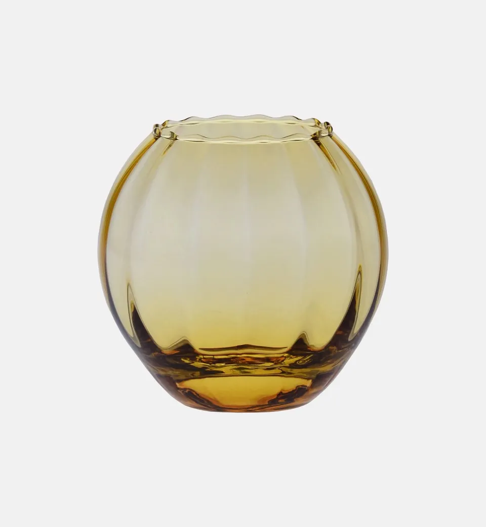krosno-gemstone-bougeoir-ambre-11-4-cm-cristal image 1