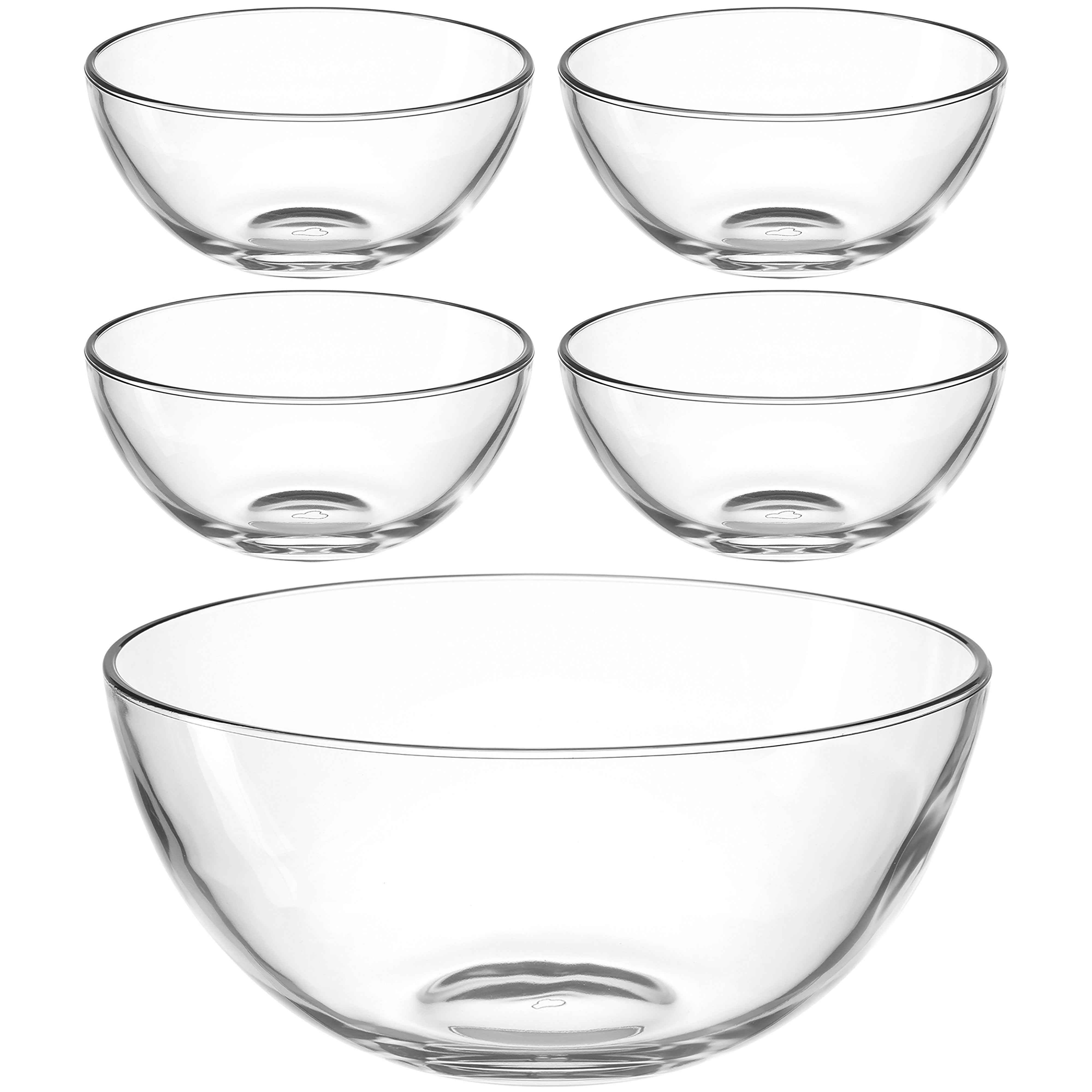 leonardo-cucina-service-5-bols-verre-transparent image 1
