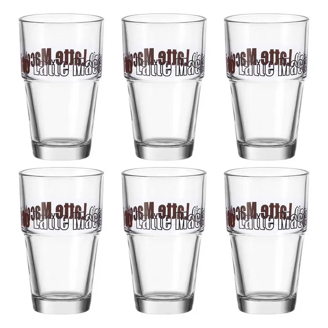 leonardo-solo-verre-latte-macchiato-410-ml-marron-lot-6 image 1