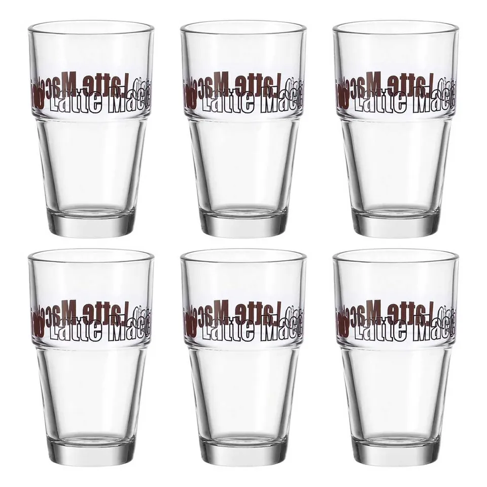 leonardo-solo-verre-latte-macchiato-410-ml-marron-lot-6 image 1