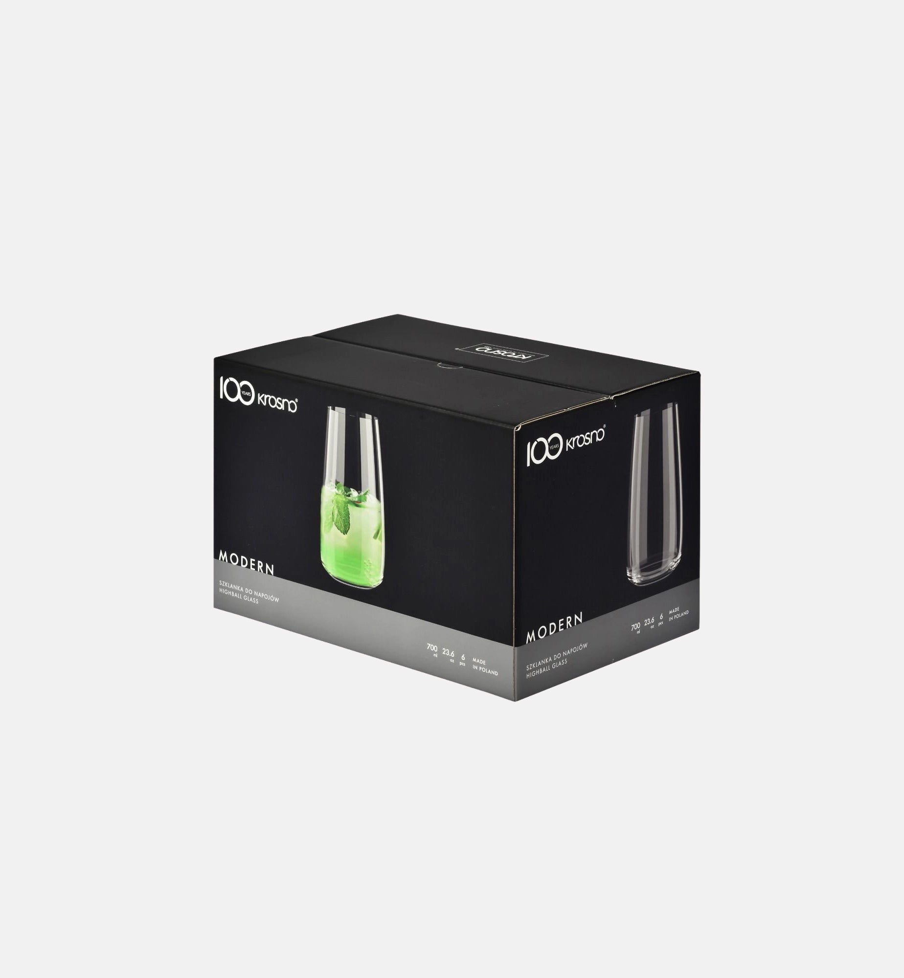 krosno-modern-verres-hauts-700-ml-eau-jus-cocktail-transparent image 4