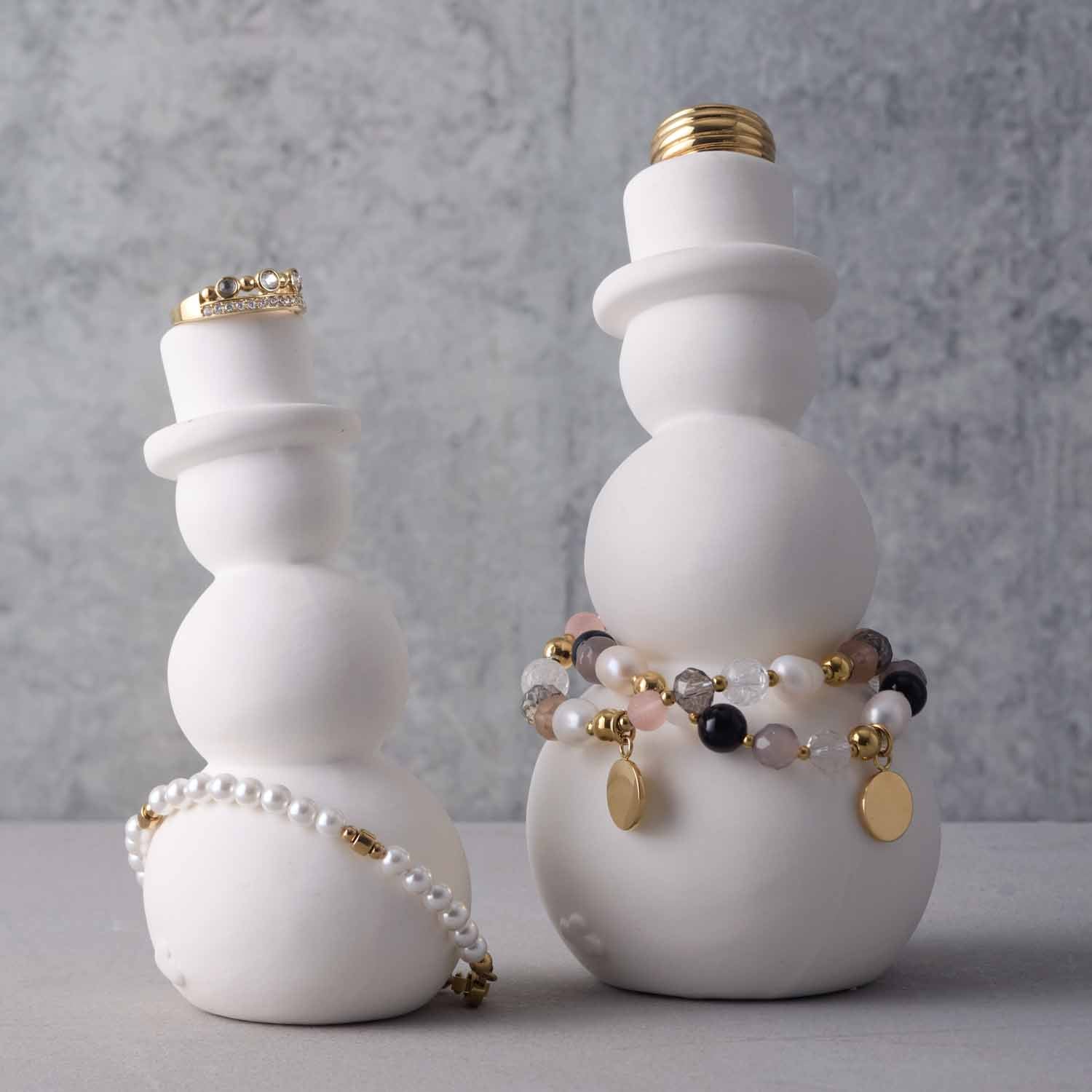leonardo-hope-bracelet-perles-dor-gris-lastique image 8
