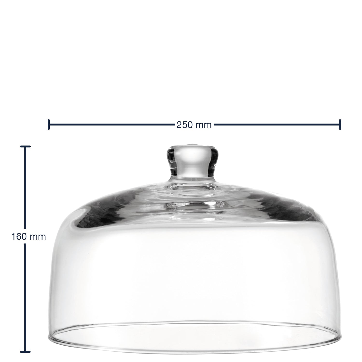 leonardo-twenty-4-cloche-en-verre-25-cm-transparente image 2