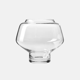 krosno-muse-bougeoir-verre-cobalt-19-5-cm-cristal image 2