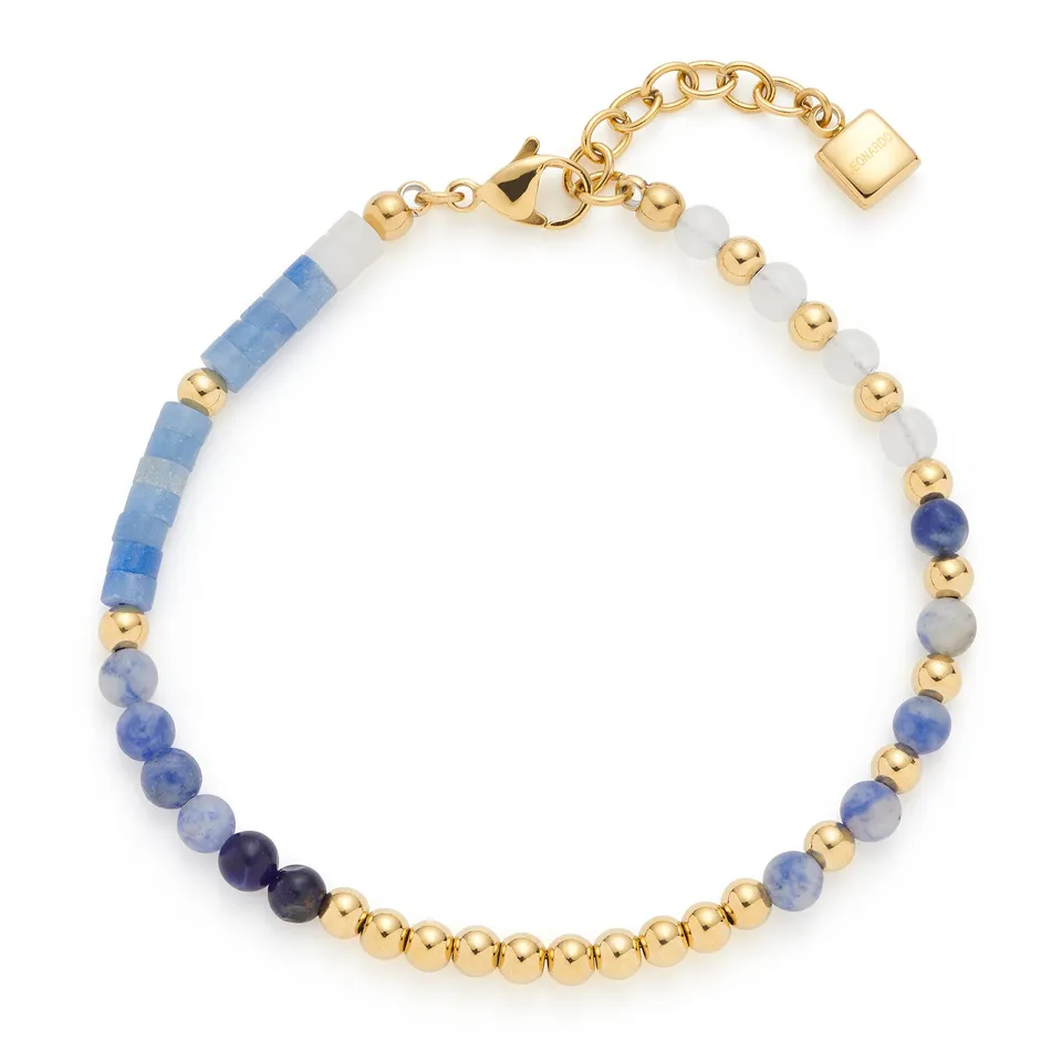 leonardo-belinda-bracelet-dor-pierres-bleues image 1