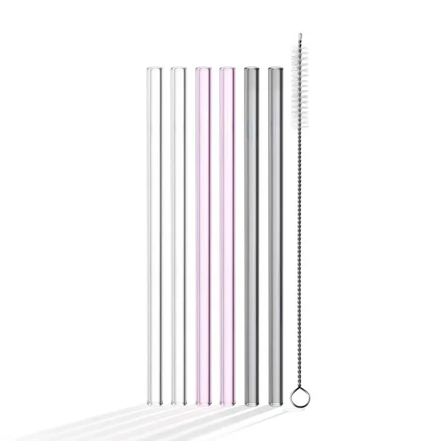 leonardo-sano-pailles-en-verre-18-cm-lot-6-brosse image 1