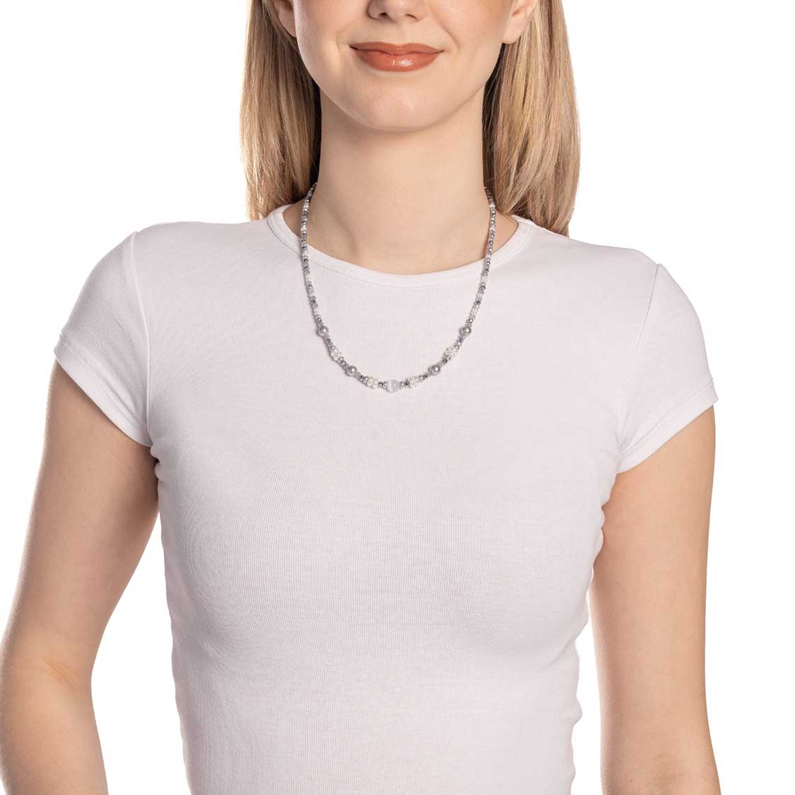 leonardo-klara-collier-45-cm-perles-blanc-gris-bleu image 3