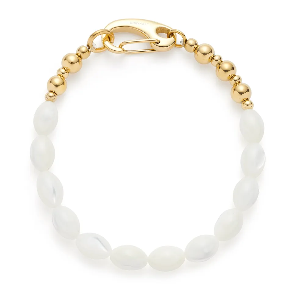 leonardo-patsy-bracelet-perles-dor-nacr image 1