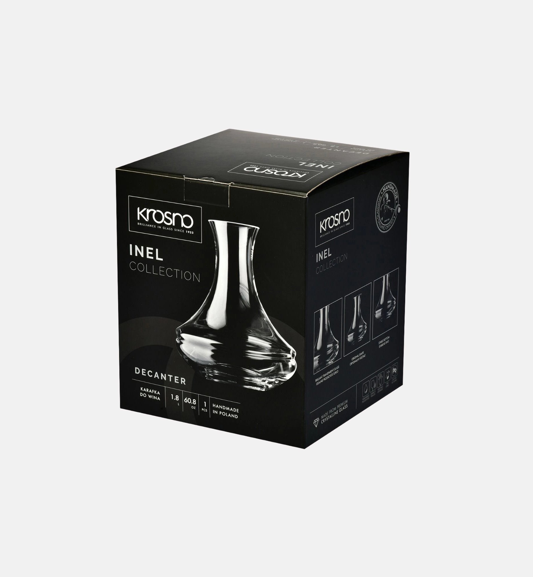 krosno-inel-carafe-vin-1800-ml-cristal-fait-main image 4