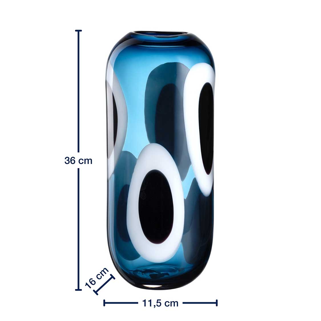 leonardo-occhi-blu-vase-verre-bleu-36-cm-fait-main image 3