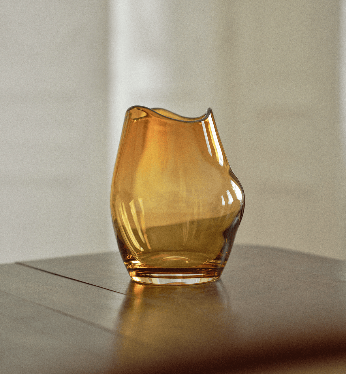 krosno-gemstone-vase-ambre-28-cm image 3