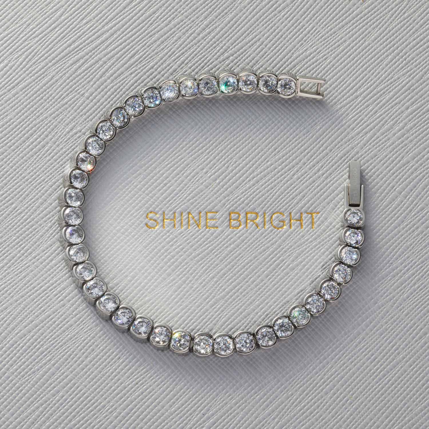 leonardo-cremona-bracelet-tennis-argent-zircons-blancs image 3