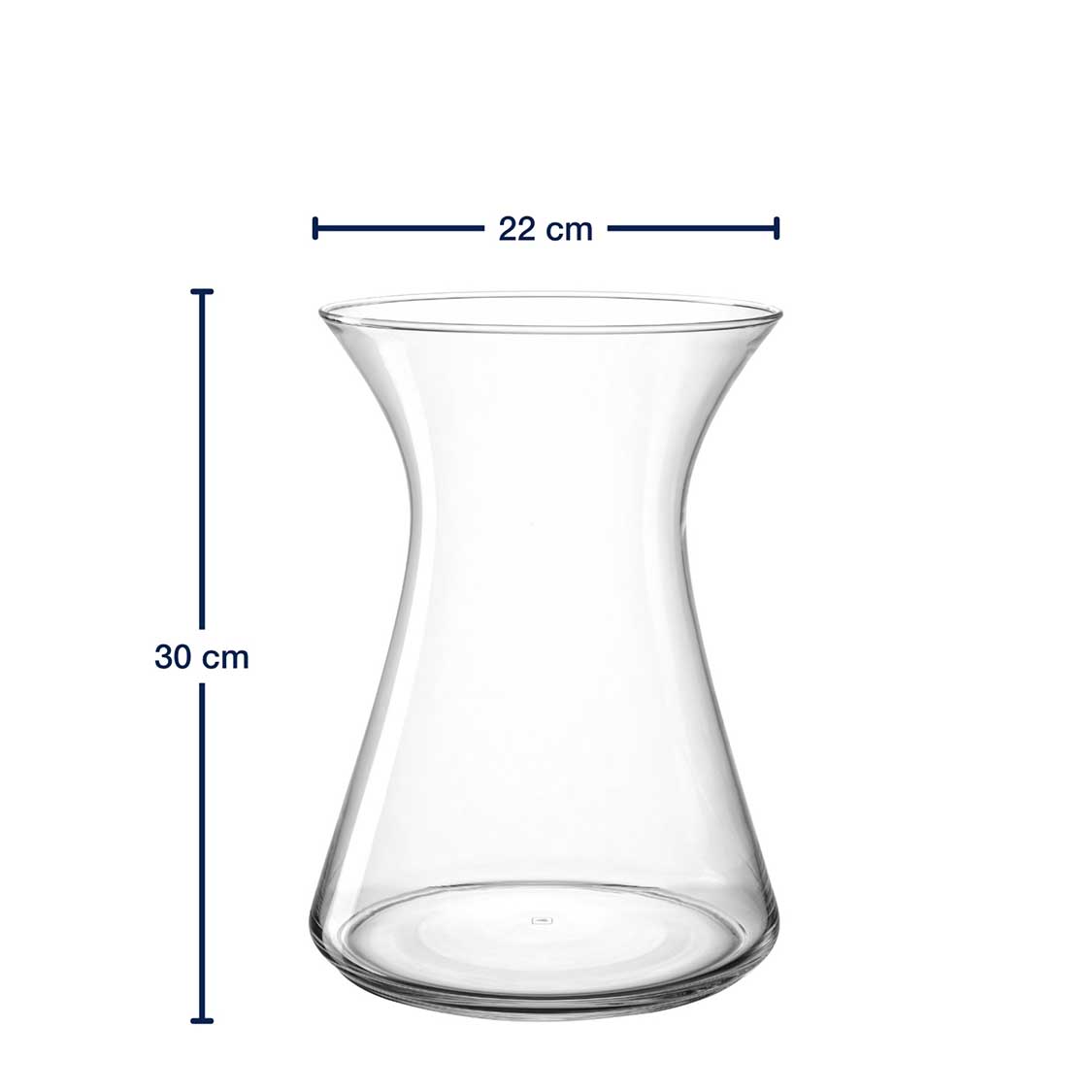 leonardo-gia-vase-verre-30-cm-transparent-fleurs image 3
