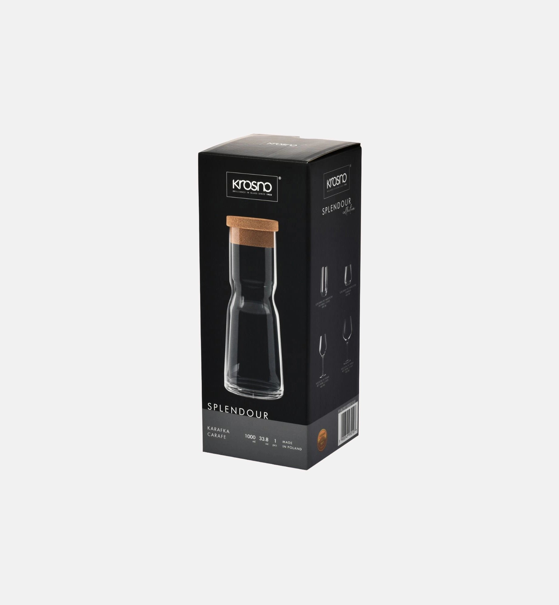 krosno-splendour-carafe-eau-1000-ml-bouchon-li-ge image 4