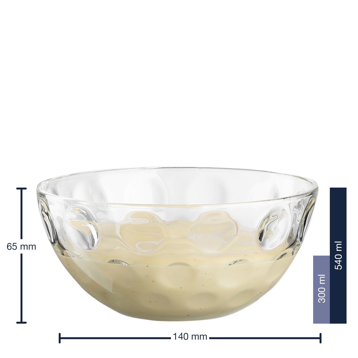leonardo-cucina-optic-coupelle-verre-14-cm-lot-6-transparent image 2