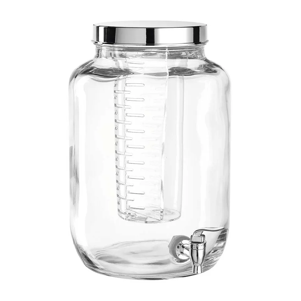 leonardo-succo-distributeur-boisson-verre-7-l-avec-infuseur image 1