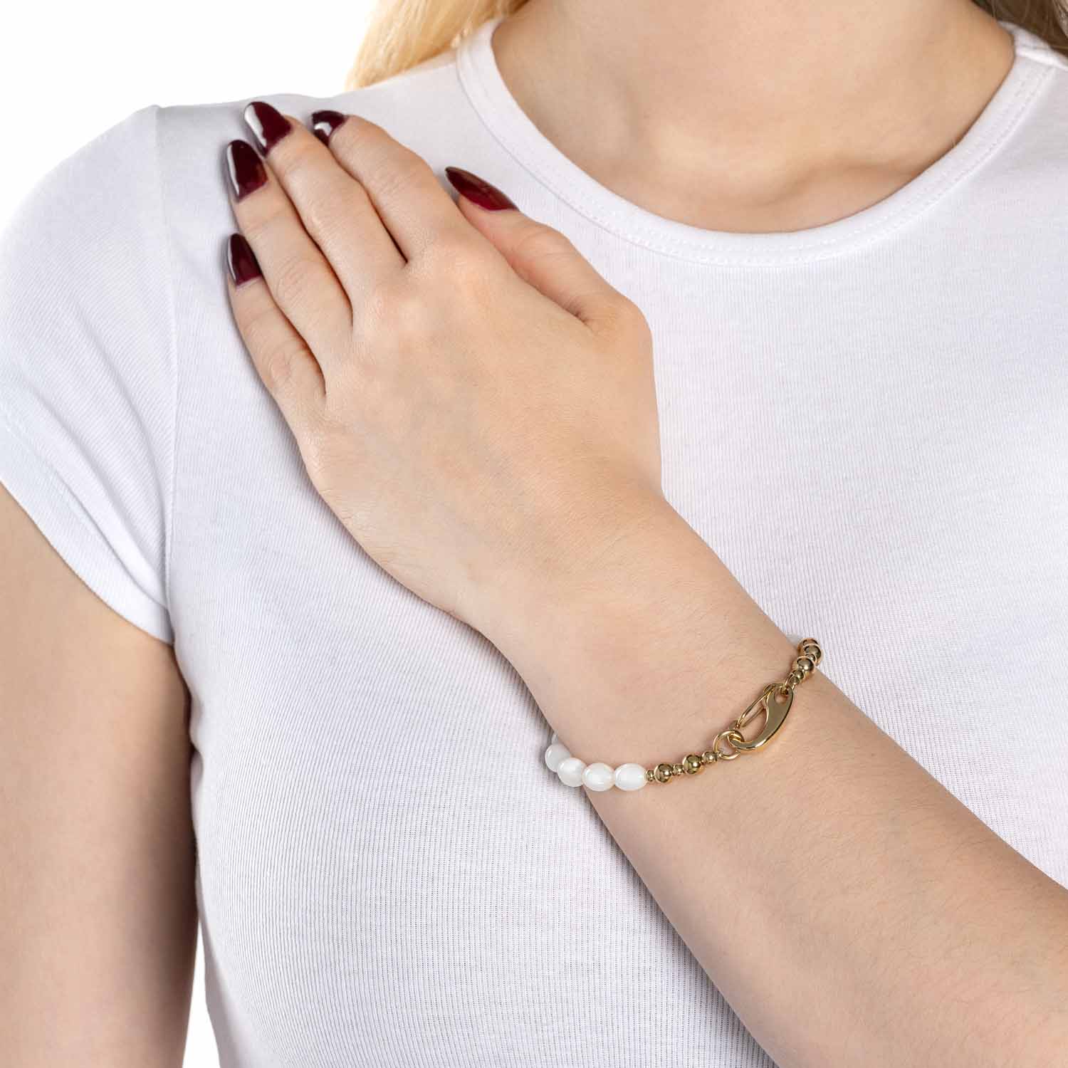leonardo-patsy-bracelet-perles-dor-nacr image 2
