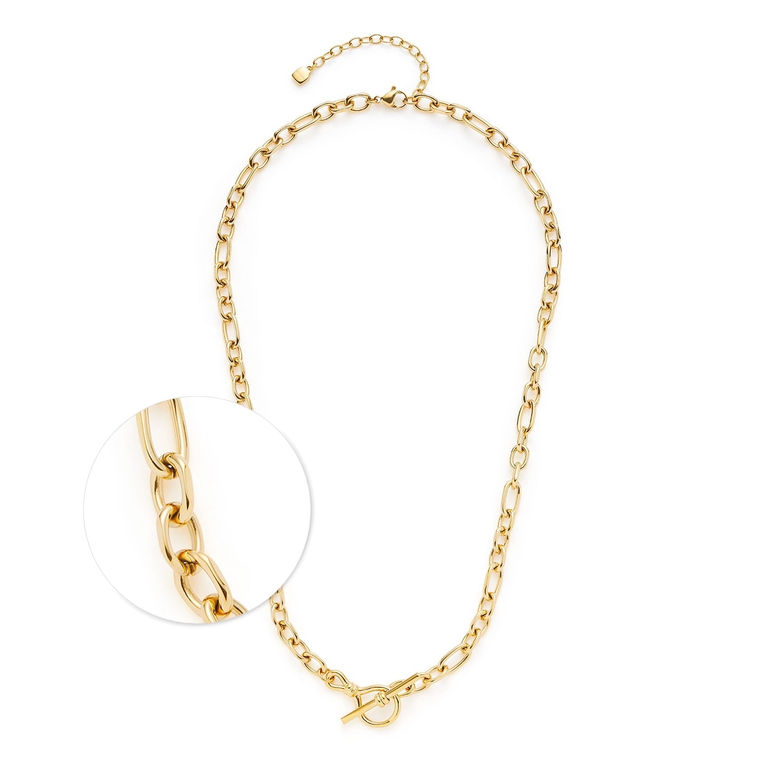 leonardo-elisabeth-collier-or-45-cm-acier-cha-ne-fine image 1