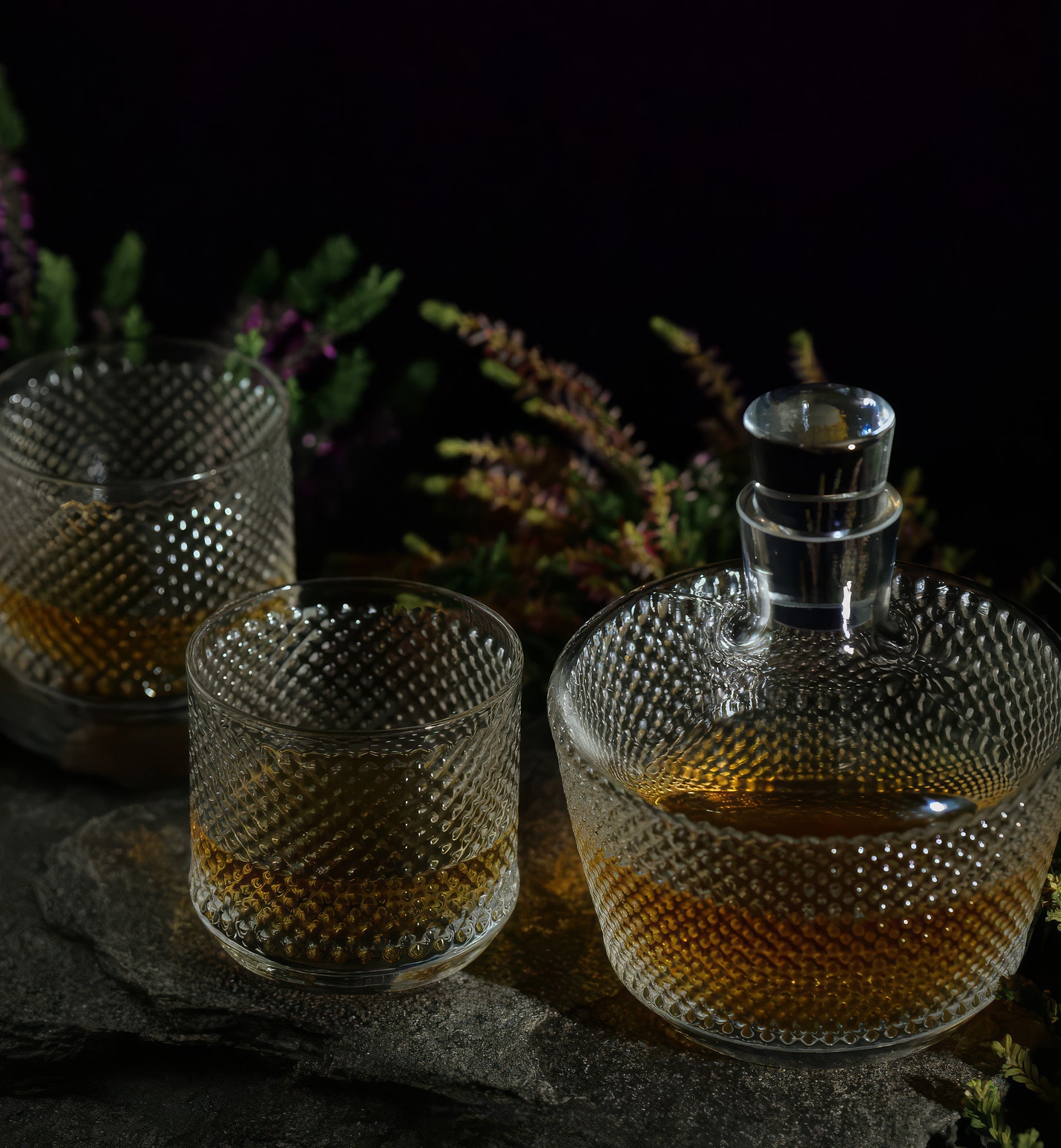 krosno-scotland-service-whisky-carafe-verres-textur-s image 5