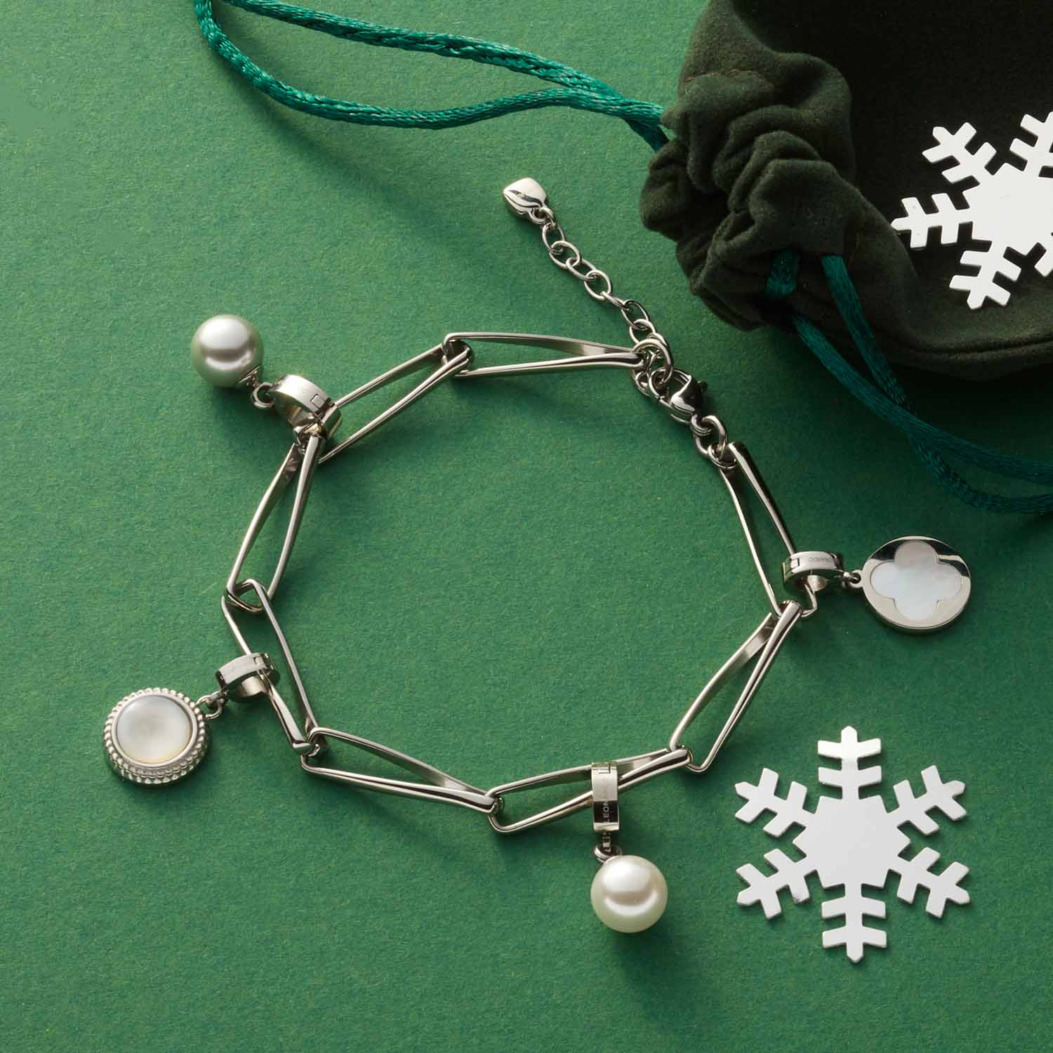 leonardo-consenza-bracelet-argent-cha-ne image 3