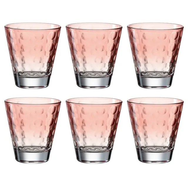leonardo-optic-verre-eau-rouge-215-ml-lot-de-6 image 1