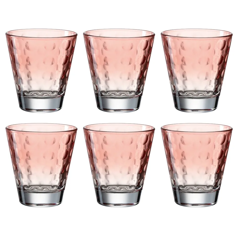 leonardo-optic-verre-eau-rouge-215-ml-lot-de-6 image 1