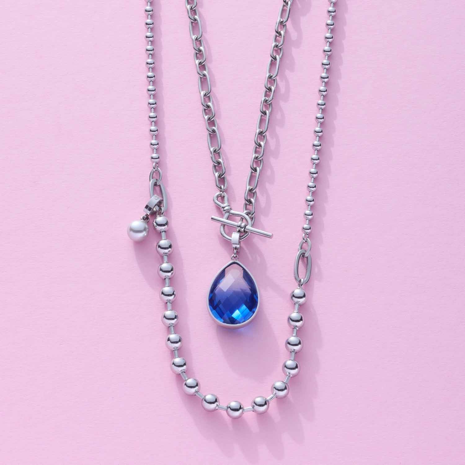 leonardo-elisabeth-collier-45-cm-argent-ancre image 8
