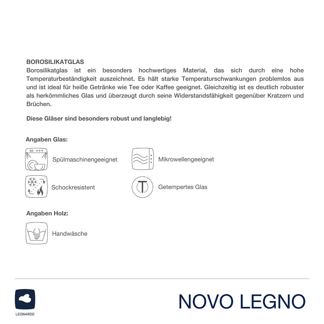leonardo-novo-legno-tasse-verre-320-ml-lot-2-bois image 8