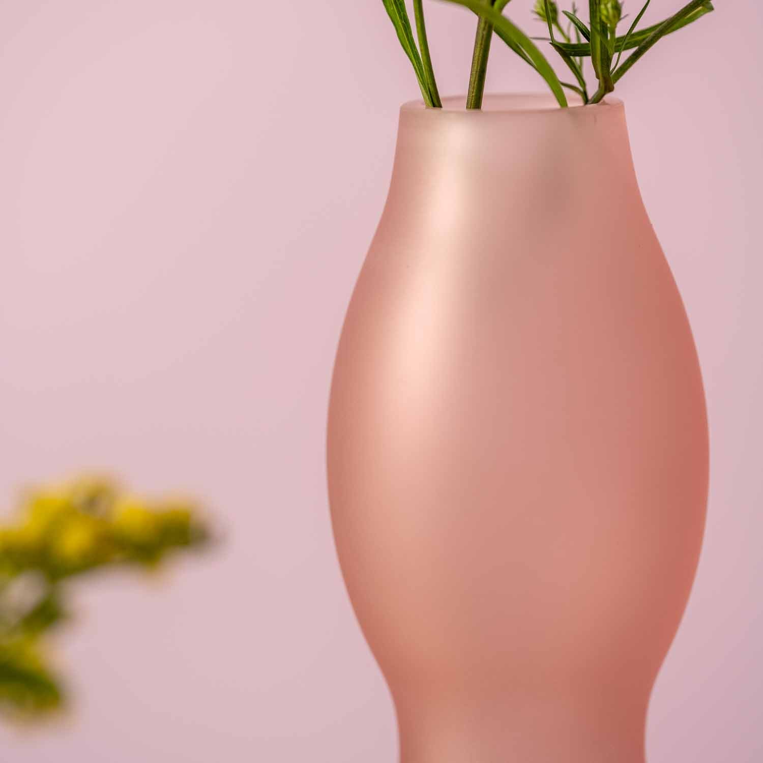 leonardo-vivace-vase-25-cm-rose-satin-en-verre image 4