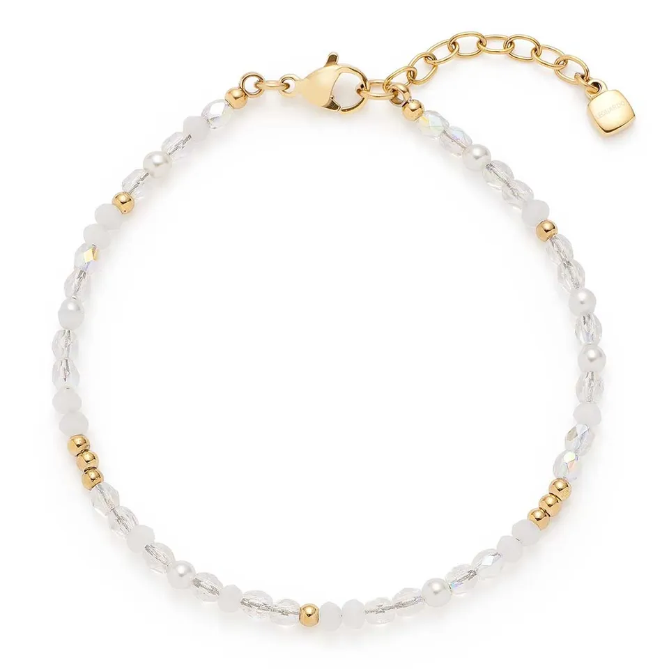 leonardo-althina-bracelet-dor-perles-blanches-et-verre image 1
