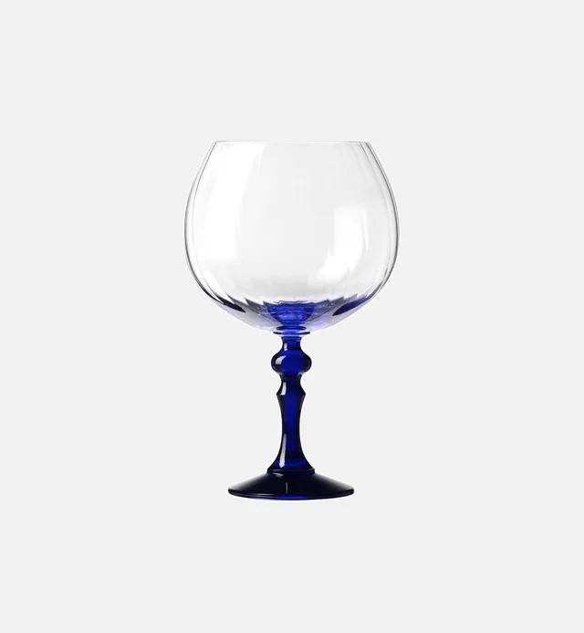 krosno-bubble-verre-gin-pied-bleu-marine-660-ml image 1