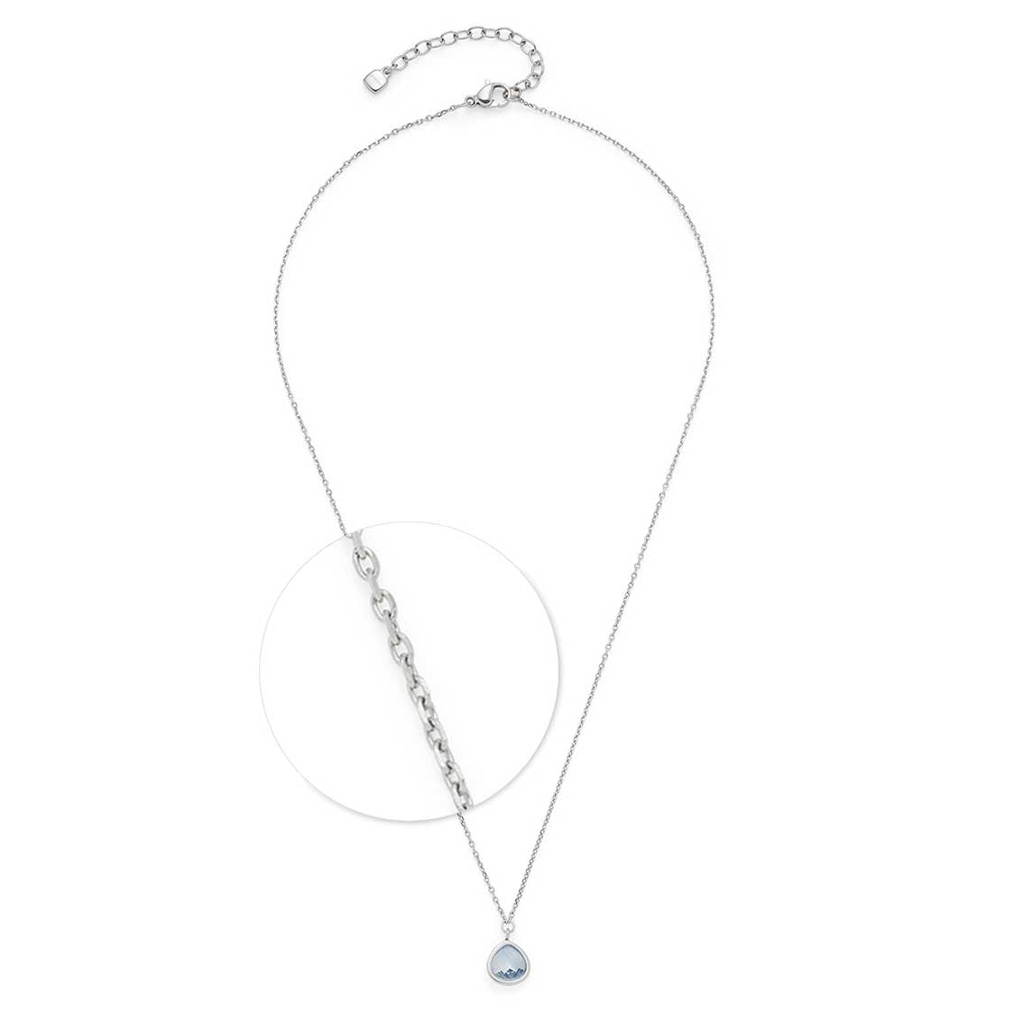 leonardo-indra-collier-42-cm-bleu-pierre-verre image 1