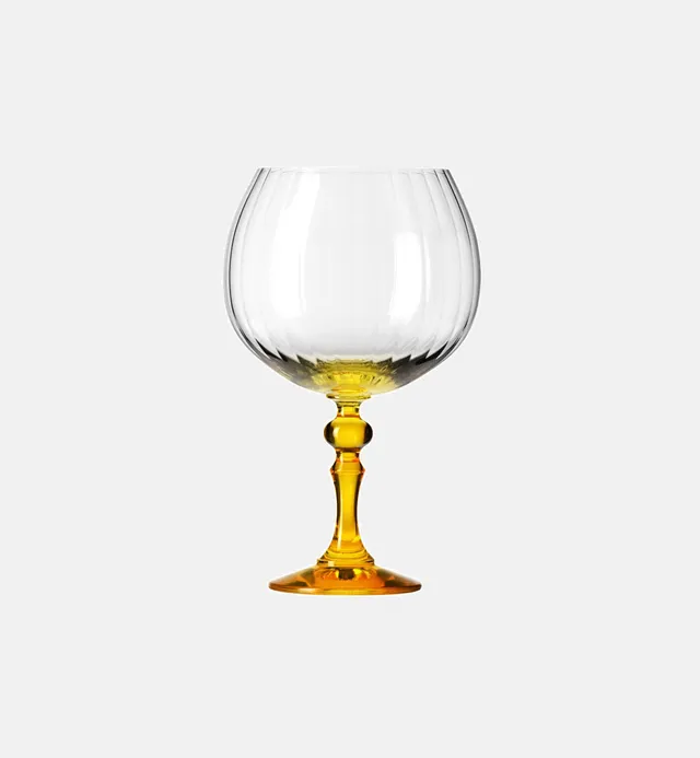 krosno-bubble-verres-gin-pied-jaune-660-ml image 1