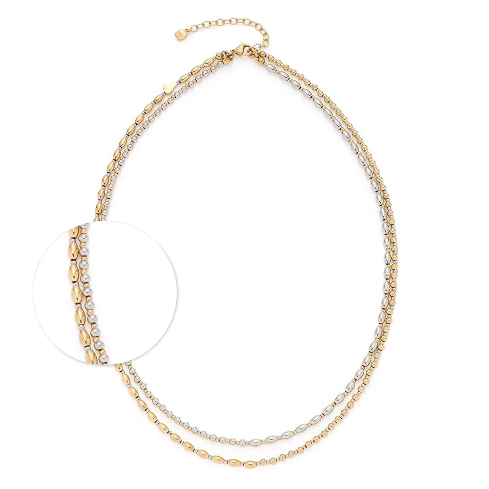 leonardo-sabrina-collier-bicolore-45-cm-perles image 1