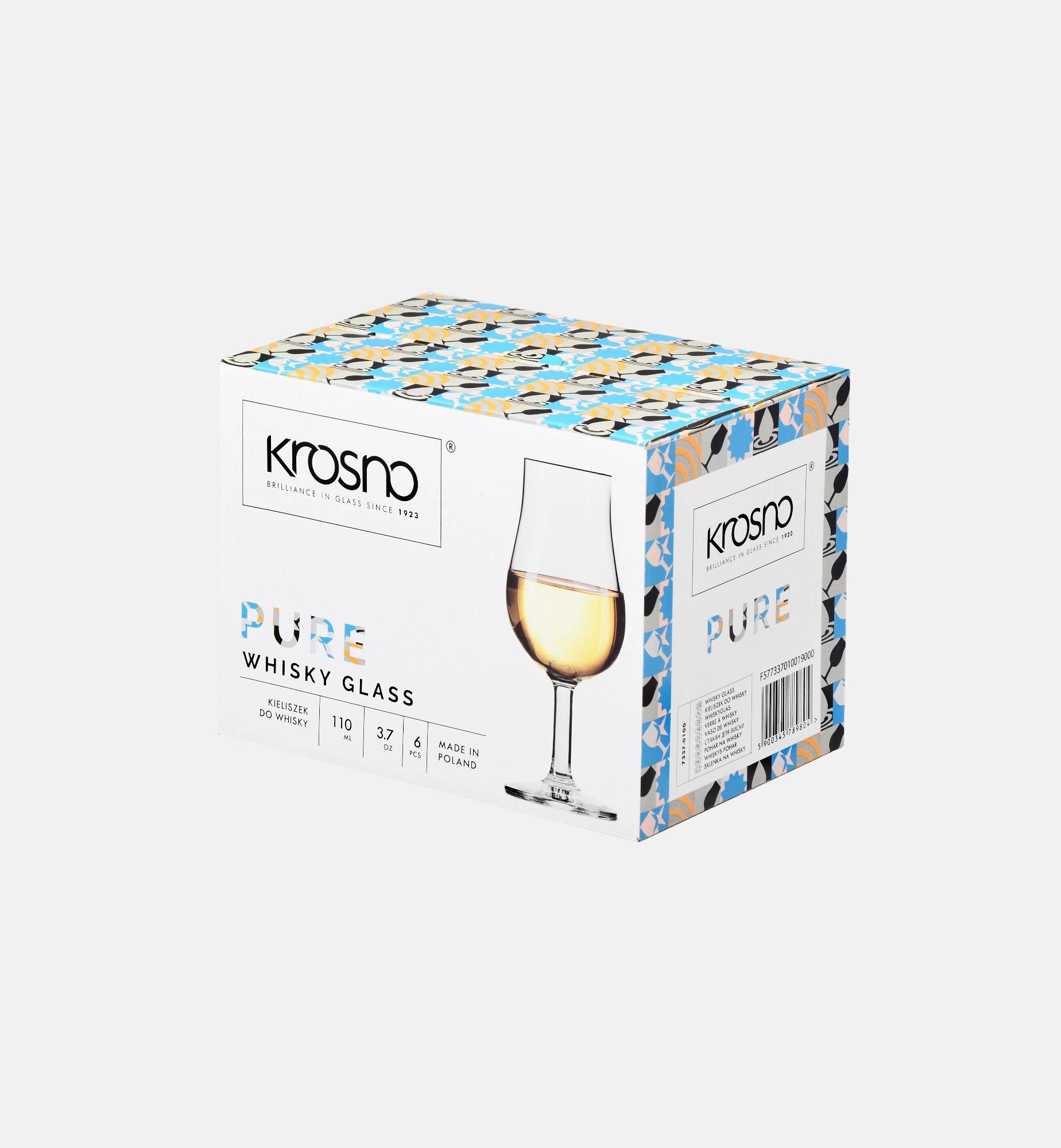 krosno-pure-verre-whisky-110-ml-cristal-sur-pied image 4