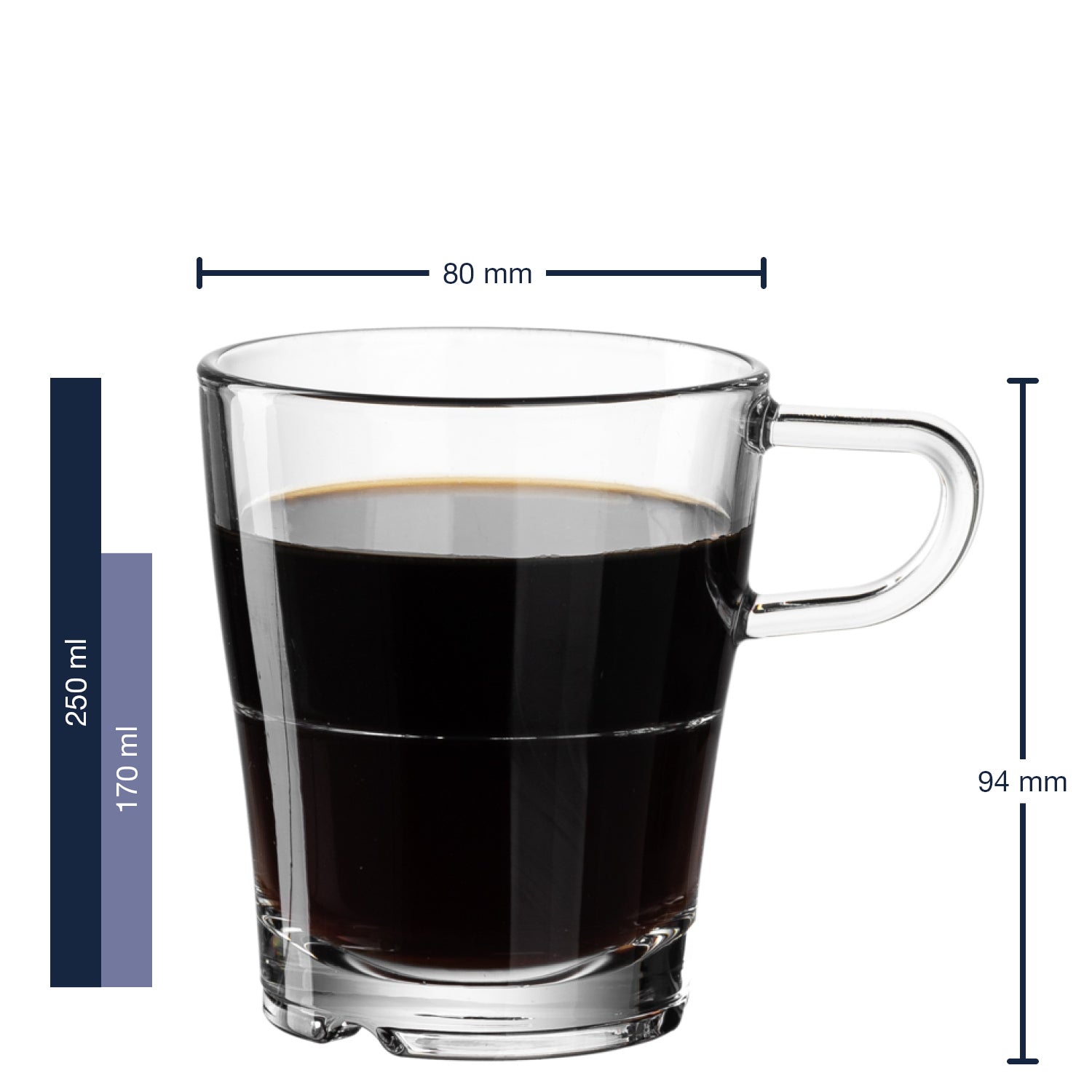 leonardo-senso-tasse-en-verre-250-ml-lot-6-empilable image 2