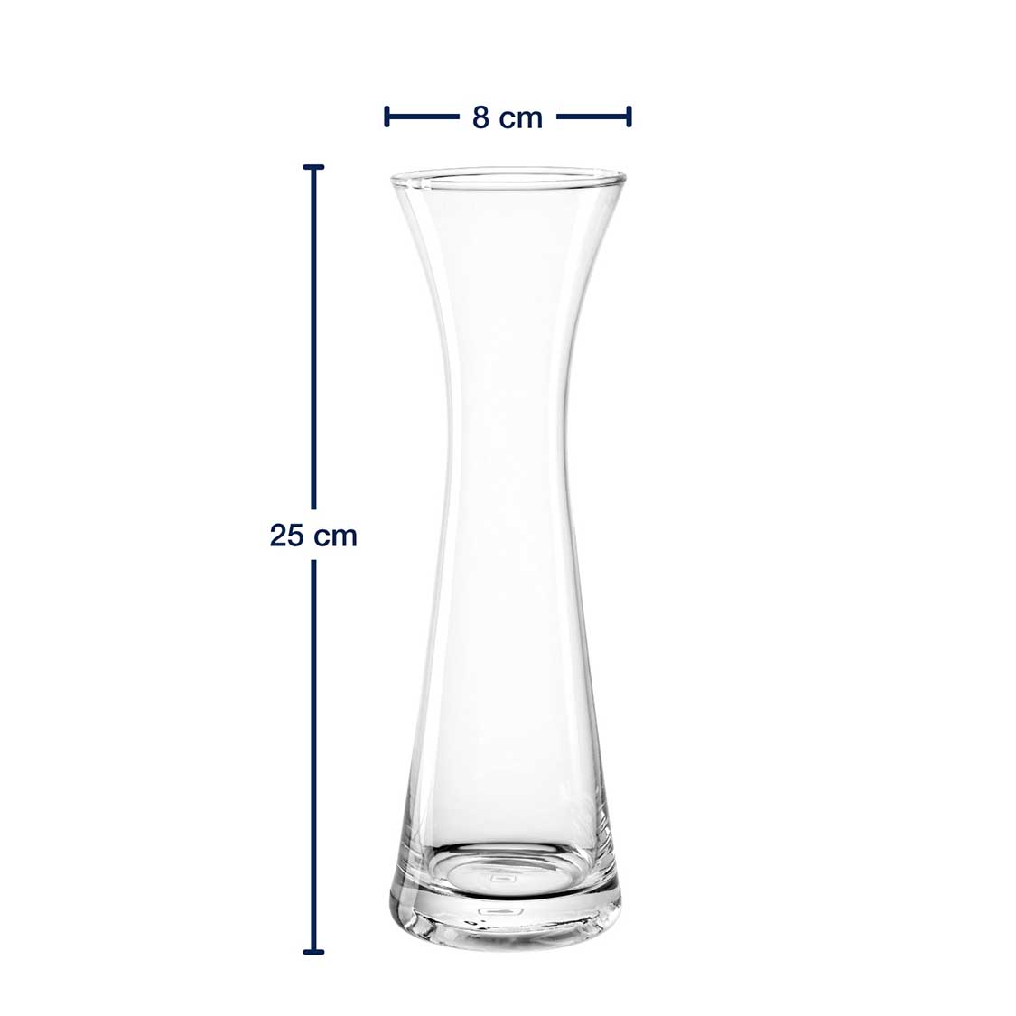 leonardo-gia-vase-soliflore-verre-25-cm-transparent image 3