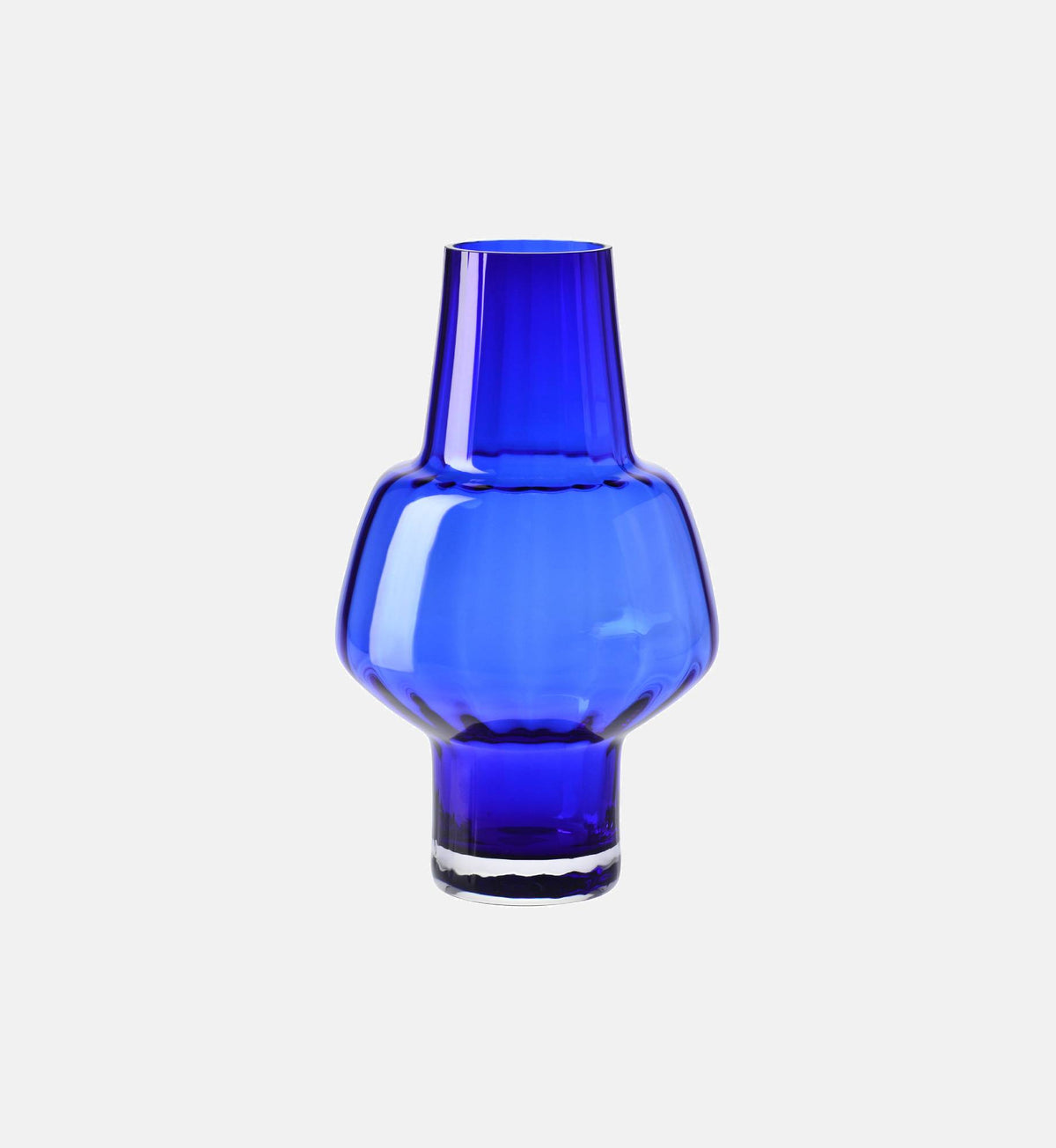 krosno-muse-vase-bleu-cobalt-cristal-30-cm-stri image 1