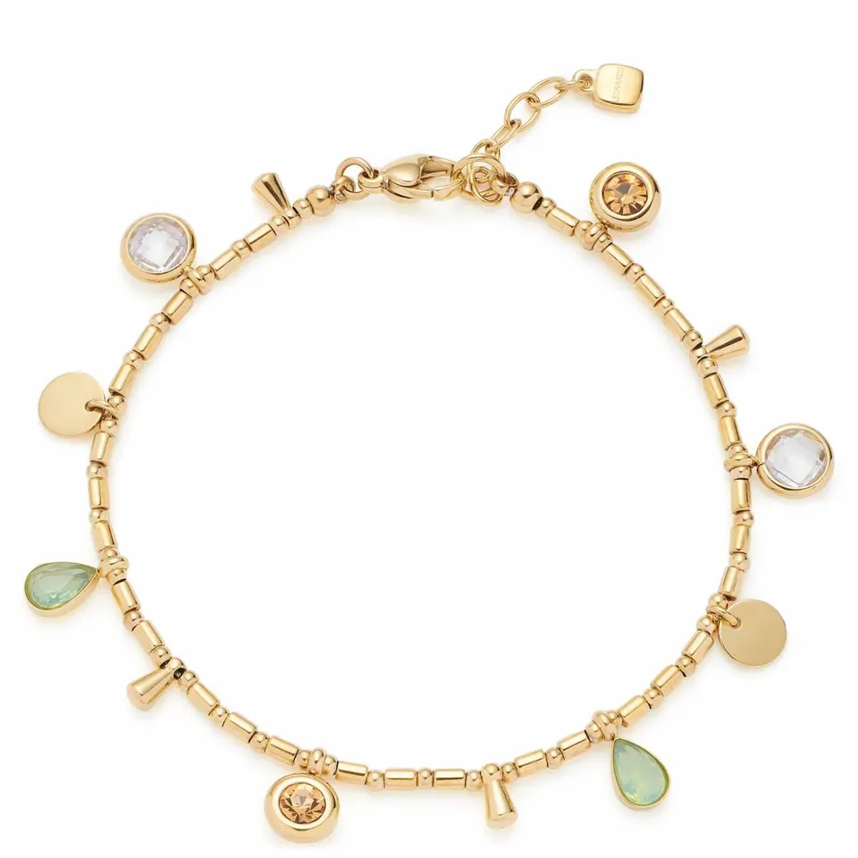 leonardo-ella-bracelet-charms-dor-cristaux-multicolore image 1